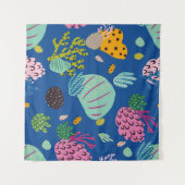 Tenture Bright underwater seamless pattern with beautiful (Devant (Horizontal))