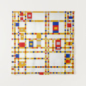 Tenture Broadway Boogie Woogie | Piet Mondrian | (Devant)