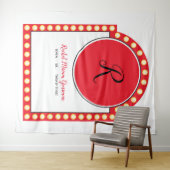 Tenture BROADWAY MARQUEE Bat mitzvah Photo Booth Backdrop (En situation (horizontale))