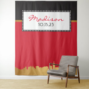 Tenture BROADWAY MARQUEE NEW YORK Photo-Op Backdrop