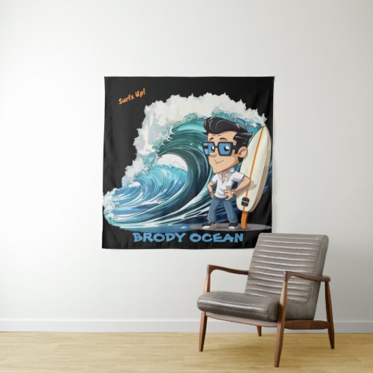 Tenture Brody Ocean (En situation (horizontale))