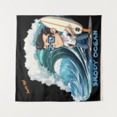 Tenture Brody Ocean (Devant)