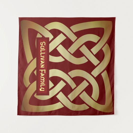 Tenture Bronze Tone Celtic (Devant (Horizontal))