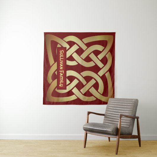 Tenture Bronze Tone Celtic (En situation (horizontale))