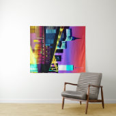 Tenture Brooklyn Bridge en soirée / à la nuit (En situation (horizontale))