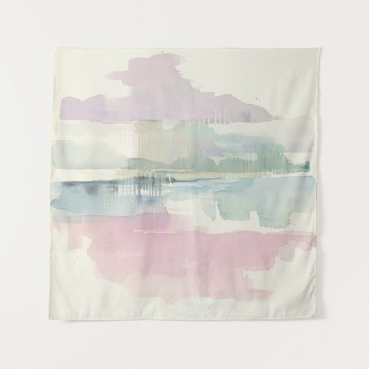 Tenture Brouillard de levage | aux pastels mous (Devant (Horizontal))