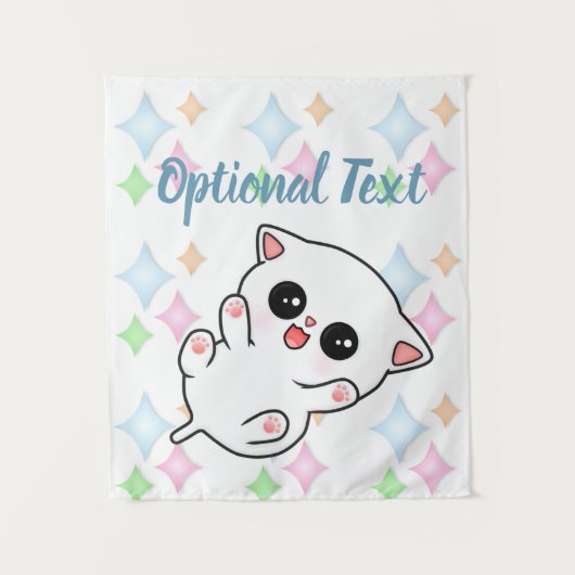 Tenture Brouille du ventre Heure Kitten (Devant)