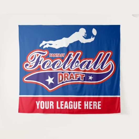 Tenture Brouillon de football Imaginaire (Devant (Horizontal))