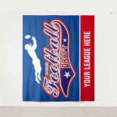 Tenture Brouillon de football Imaginaire (Devant)