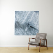 Tenture Brown and black abstract painting (En situation (horizontale))