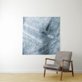 Tenture Brown and black abstract painting (En situation)