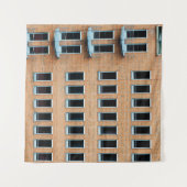 Tenture Brown brick wall building (Devant (Horizontal))