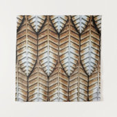 Tenture Brown leaf accent area rug (Devant (Horizontal))