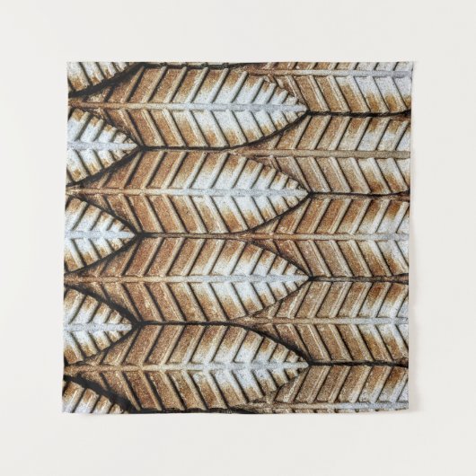 Tenture Brown leaf accent area rug (Devant)