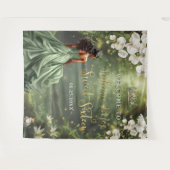 Tenture Brown Princess et Sage Green Robe Grenouille Douce (Devant (Horizontal))