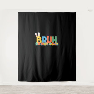 Tenture Bruh Bunny Pâques mignon Mème Pour Enfants _9