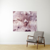 Tenture Brumage d'encre prune en marbre glam #1 #mur #déco (En situation (horizontale))