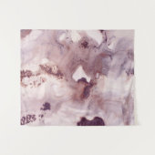 Tenture Brumage d'encre prune en marbre glam #1 #mur #déco (Devant (Horizontal))