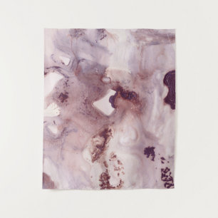 Tenture Brumage d'encre prune en marbre glam #1 #mur #déco