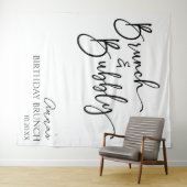 Tenture Brunch élégant et fête de brunch d'anniversaire Bu (En situation (horizontale))