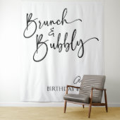 Tenture Brunch élégant et fête de brunch d'anniversaire Bu (En situation)
