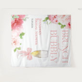 Tenture Brunch et Bulles | Fonds de décor pour enterrement (Devant (Horizontal))