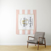 Tenture Brunch nuptial Blush Pink Champagne Toast Bienvenu (En situation)