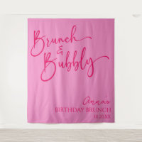 Brunch rose chaud et fête de brunch d'anniversaire