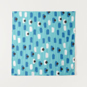 Tenture Brush course sans couture motif, dessiné à la main (Devant (Horizontal))