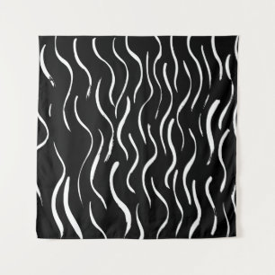 Tenture Brush grunge pattern. White and black.abstract,art