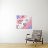 Tenture Bubble Hearts Transgenre (En situation (horizontale))