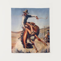 « Bucking Bronco » Art occidental par Will James