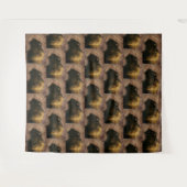 Tenture Buffalo de bison de bois (Devant (Horizontal))