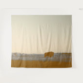 Tenture Buffle Lone Rustique Photo Des Badlands (Devant (Horizontal))