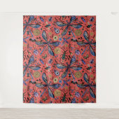 Tenture Bugs de Doodle sur corail rouge (Devant)