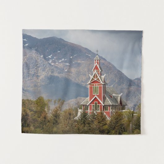 Tenture Buksnes kirke Lofoten (Devant (Horizontal))