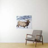 Tenture Bull Elk | Wyoming (En situation (horizontale))