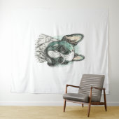 Tenture bulldog français (En situation (horizontale))