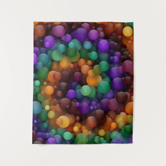 Tenture Bulles colorées (Devant)