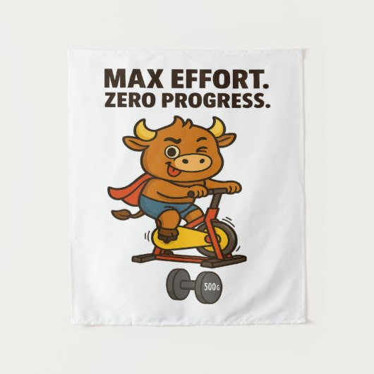 Tenture Bullio's Toy Gym Saga - Max Effort, Zero Progress (Devant)