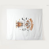 Tenture Bullsheet Highland Cow Funny Ghost (Devant (Horizontal))