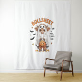 Tenture Bullsheet Highland Cow Funny Ghost (En situation)