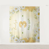 Tenture Bumblebee Jaune Fille de la fête d'anniversaire Mi (Devant)