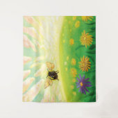 Tenture Bumblebee sur l'Horizon (Devant)