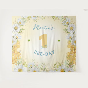 Tenture Bumblebee Yellow Boy Un 1er anniversaire fête