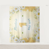 Tenture Bumblebee Yellow Boy Un 1er anniversaire fête (Devant)