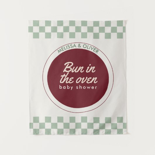 Tenture Bun dans le panneau d'accueil du four (Devant)