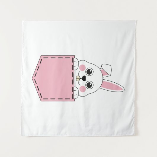 Tenture Bunny de poches (Devant (Horizontal))