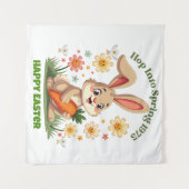Tenture Bunny de printemps 1975 rétro (Devant (Horizontal))