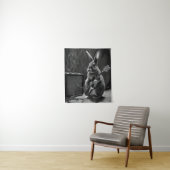 Tenture Bunny Jouer une guitare (En situation)